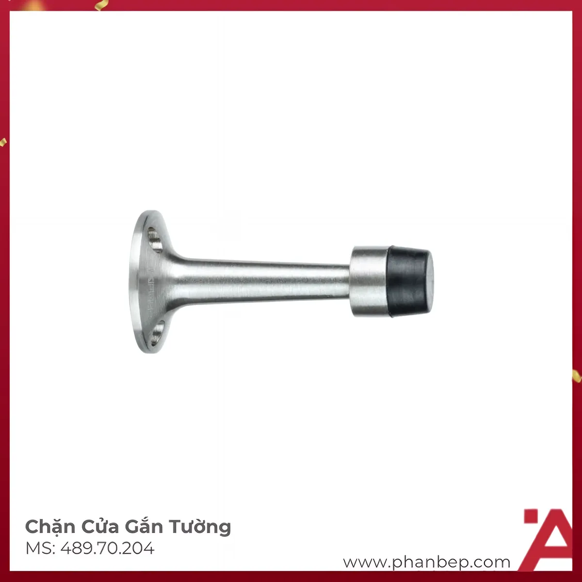 Chặn Cửa Gắn Tường 65mm Hafele 489.70.204