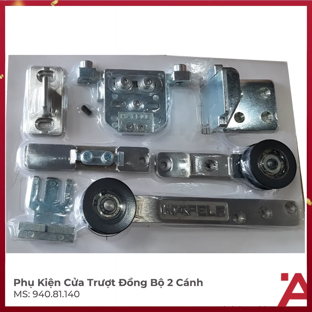 Phụ Kiện Cửa Trượt Slido Telescopic 80Kg Hafele 940.81.140