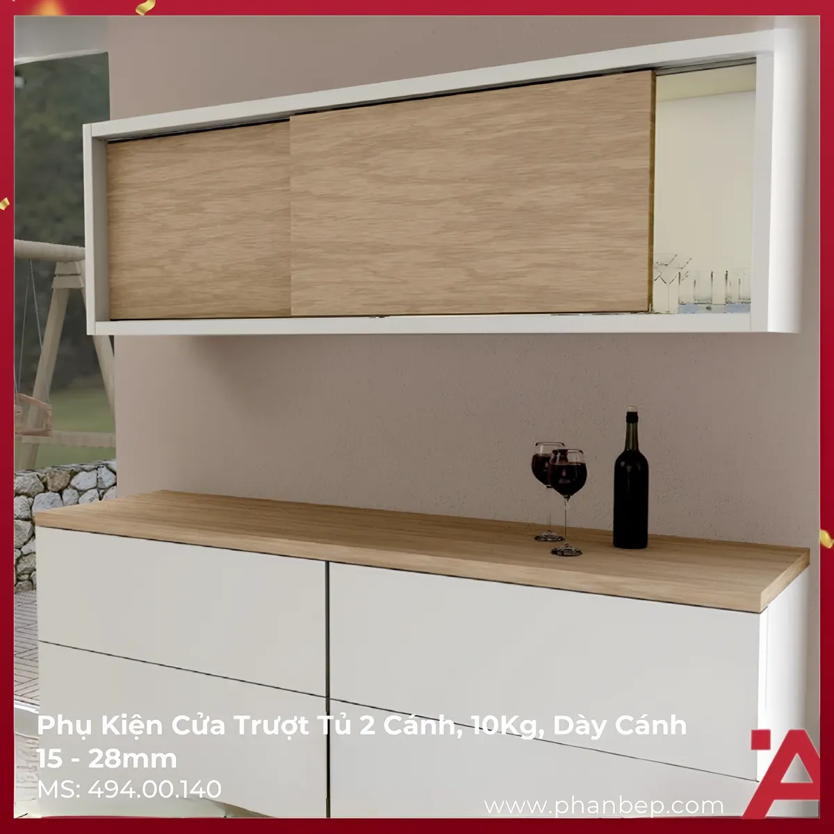 Phụ Kiện Cửa Trượt Tủ Slido Classic 10/A IF Hafele 494.00.140