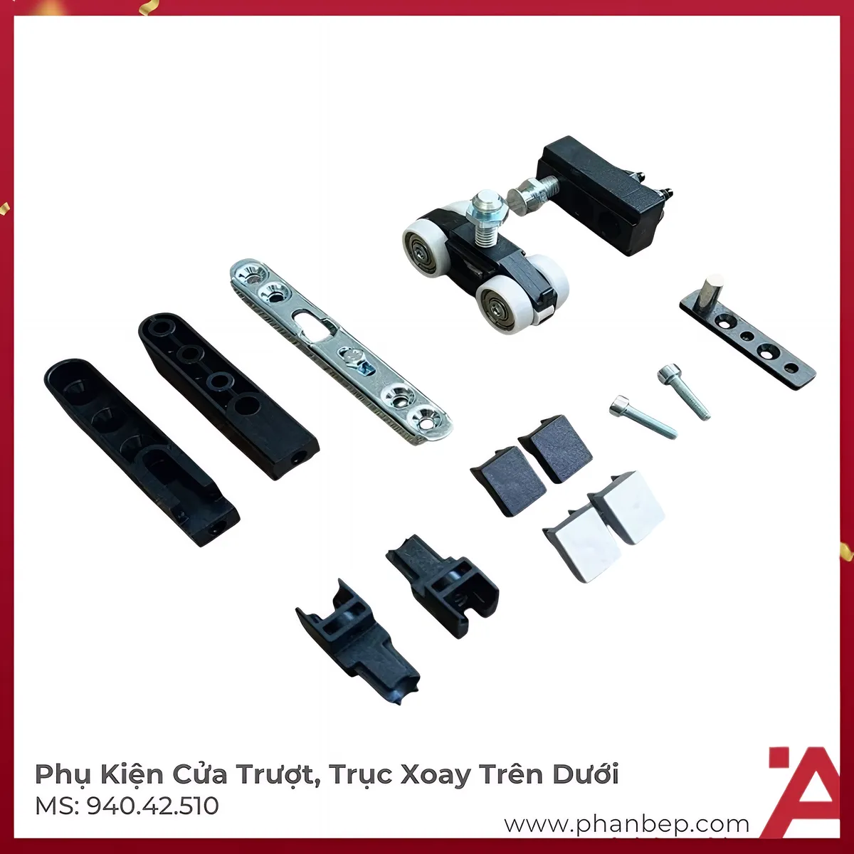 Phụ Kiện Cửa Trượt Xếp Hafele 940.42.510
