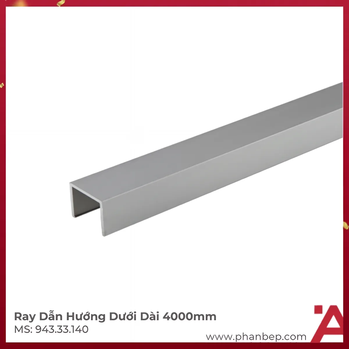 Ray Dẫn Hướng Dưới Cho Ray Nhựa Hafele 943.33.140