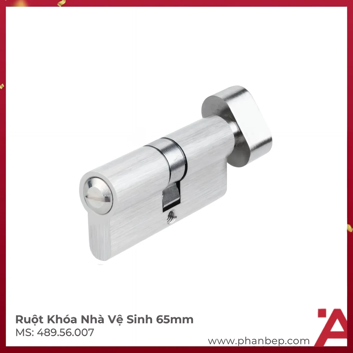 Ruột Khóa Nhà Vệ Sinh 65mm Hafele 489.56.007