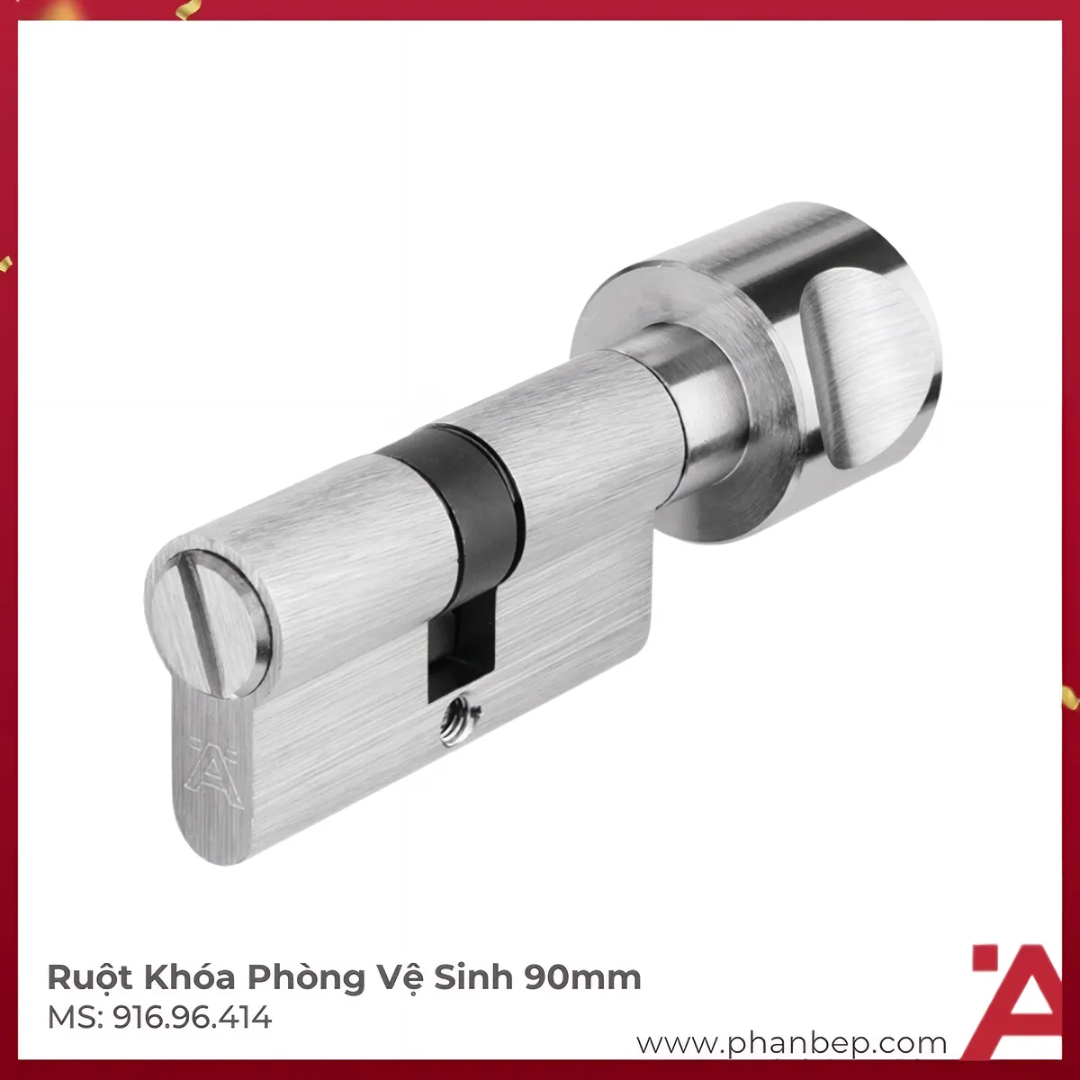 Ruột Khóa Phòng Vệ Sinh 90mm Hafele 916.96.414