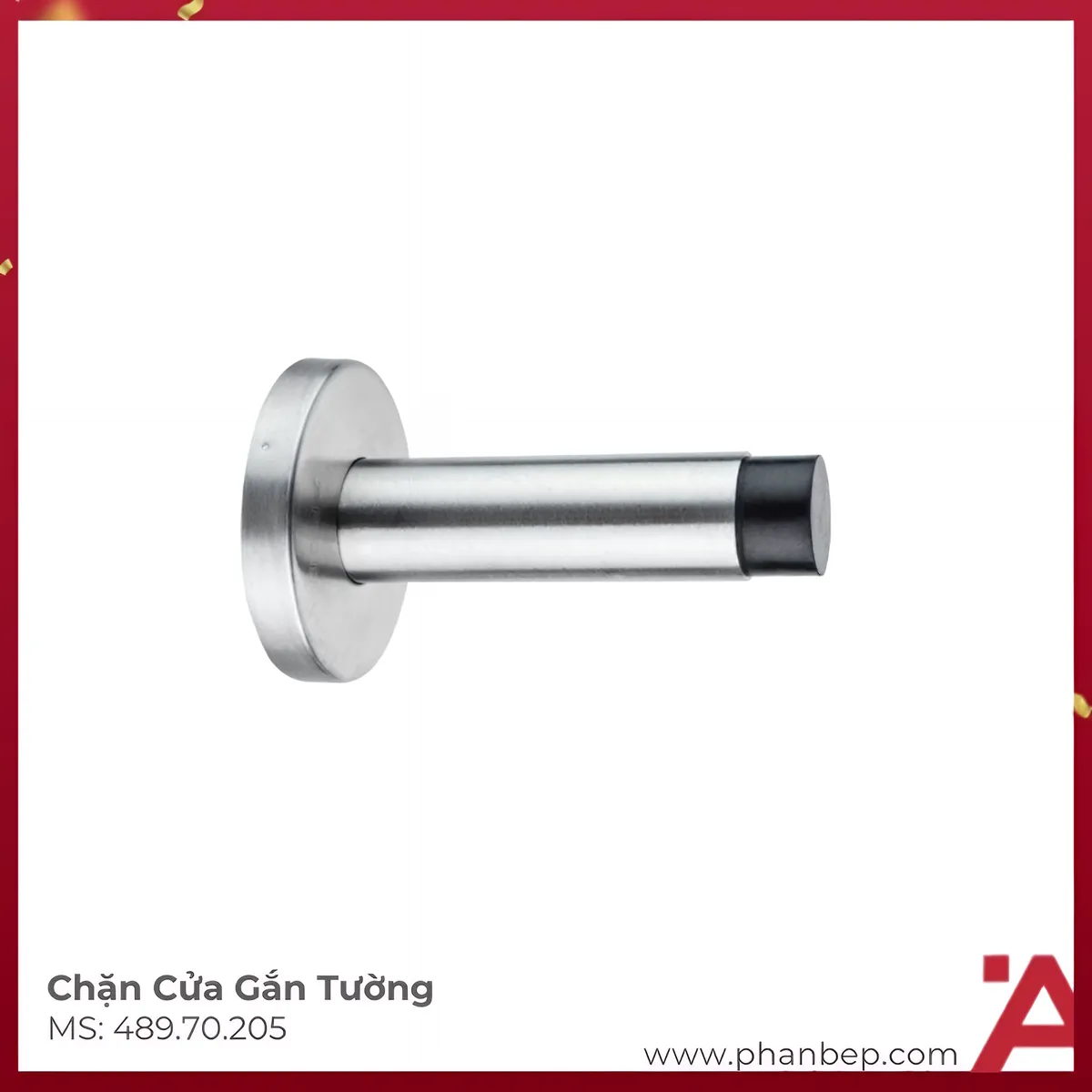 Chặn Cửa Gắn Tường Hafele 489.70.205