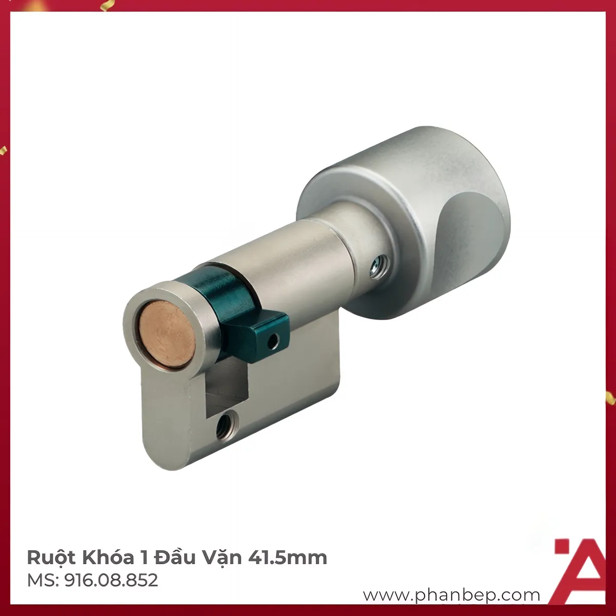 Ruột Khóa 1 Đầu Vặn 41.5mm Hafele 916.08.852