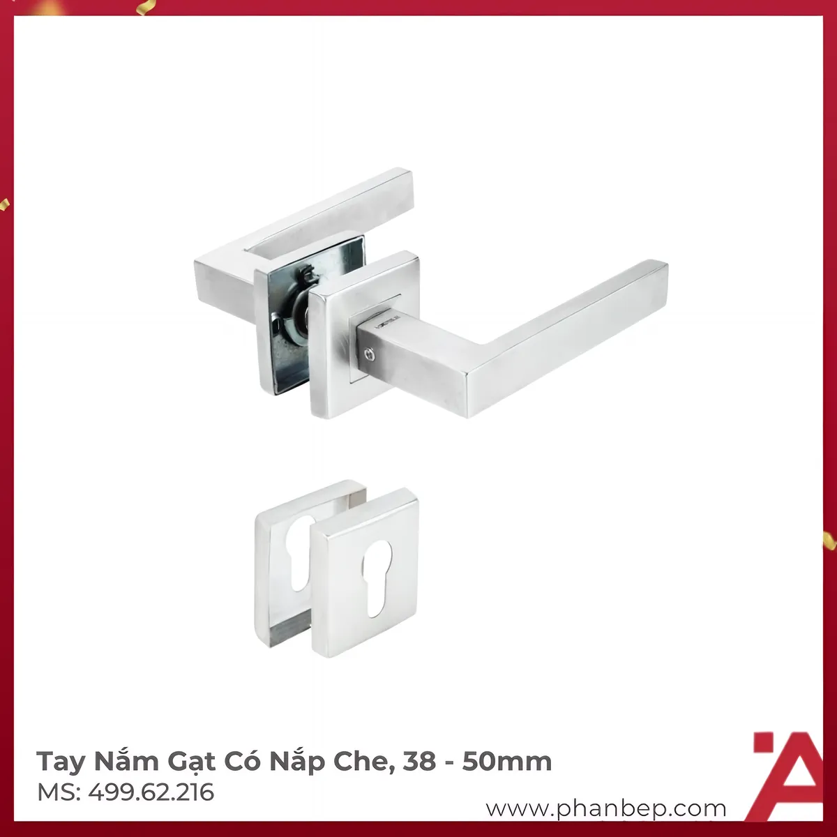 Tay Nắm Gạt Có Nắp Che Hafele 499.62.216