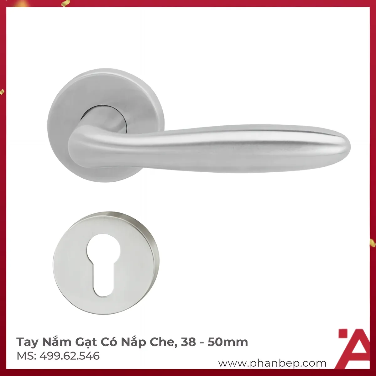 Tay Nắm Gạt Có Nắp Che Hafele 499.62.546