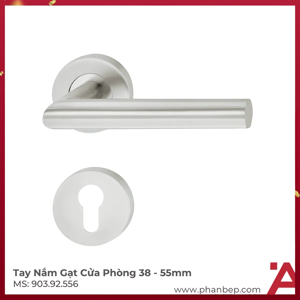 Tay-Nam-Gat-Cua-Phong-Hafele-90392556 Tay Nắm Gạt Cửa Phòng Hafele 903.92.556 - Ảnh 1