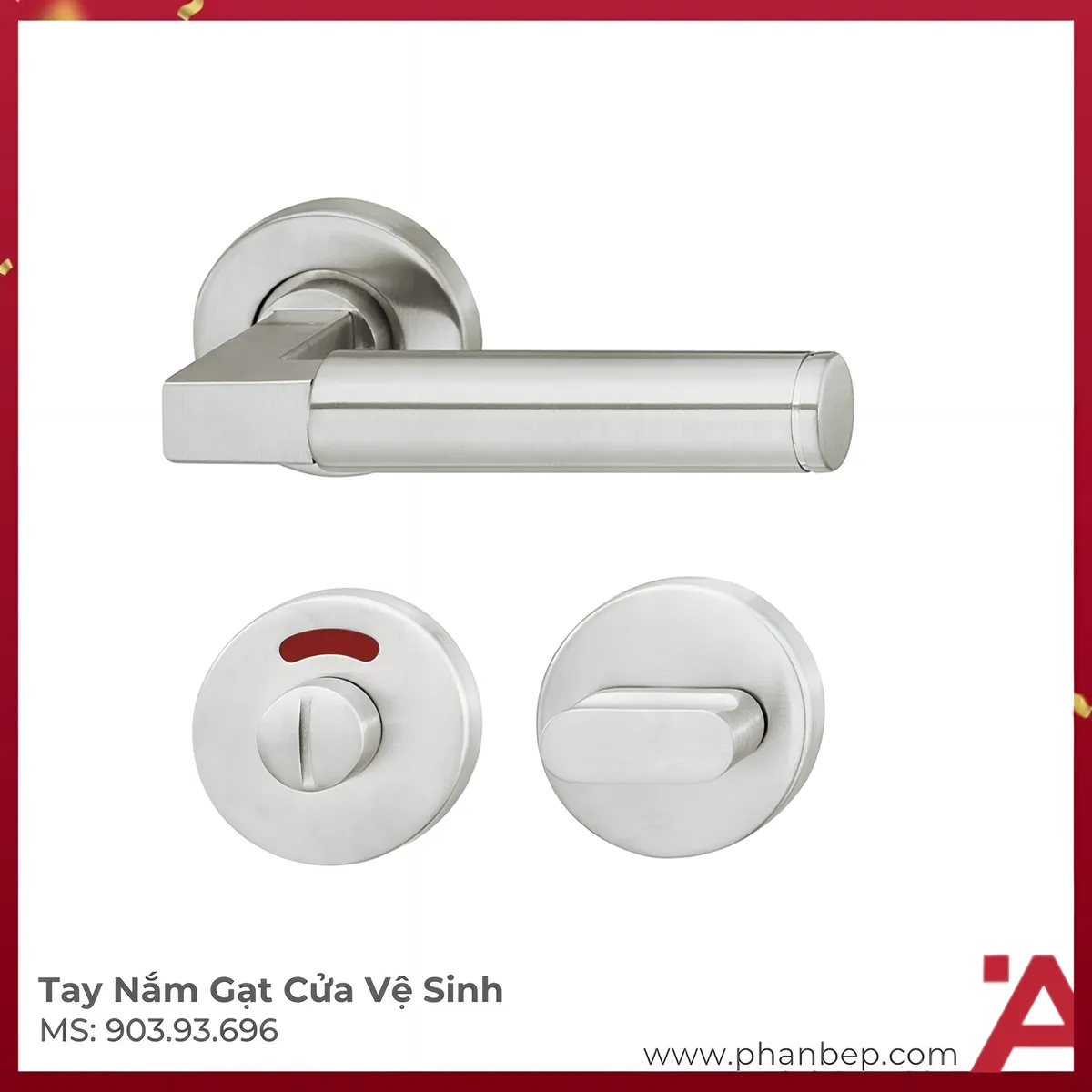 Tay Nắm Gạt Cửa Vệ Sinh Hafele 903.93.696