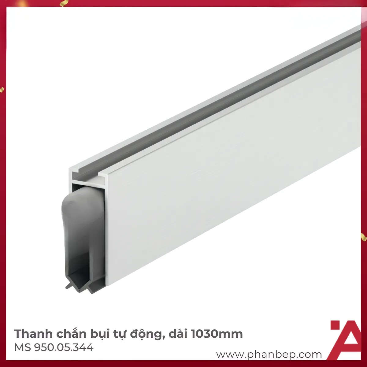 Thanh Chắn Bụi Tự Động 1030mm Hafele 950.05.344