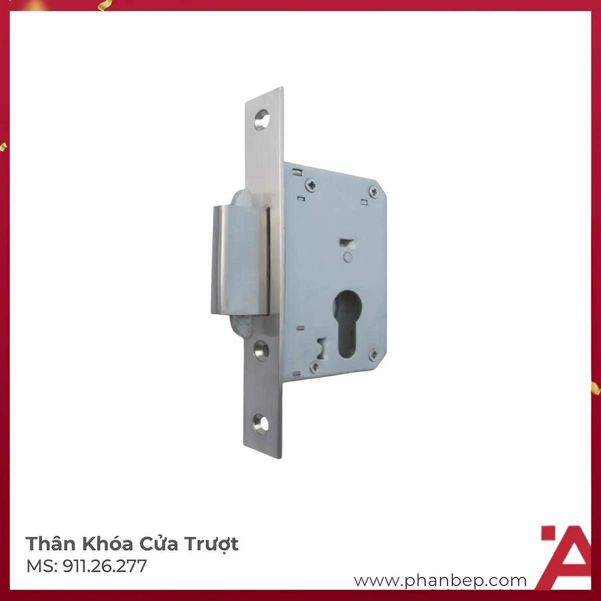 Thân Khóa Cho Cửa Trượt Hafele 911.26.277