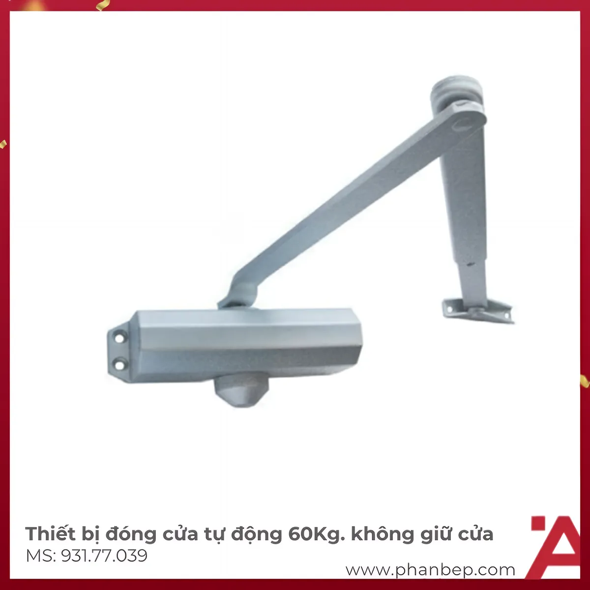 Thiết Bị Đóng Cửa Tự Động 60Kg EN3 Hafele 931.77.039