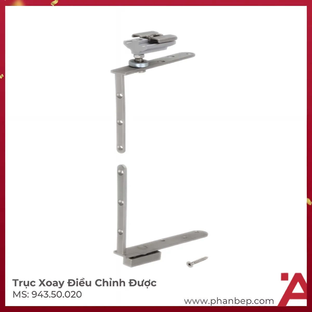 Trục Xoay Điều Chỉnh Được Hafele 943.50.020