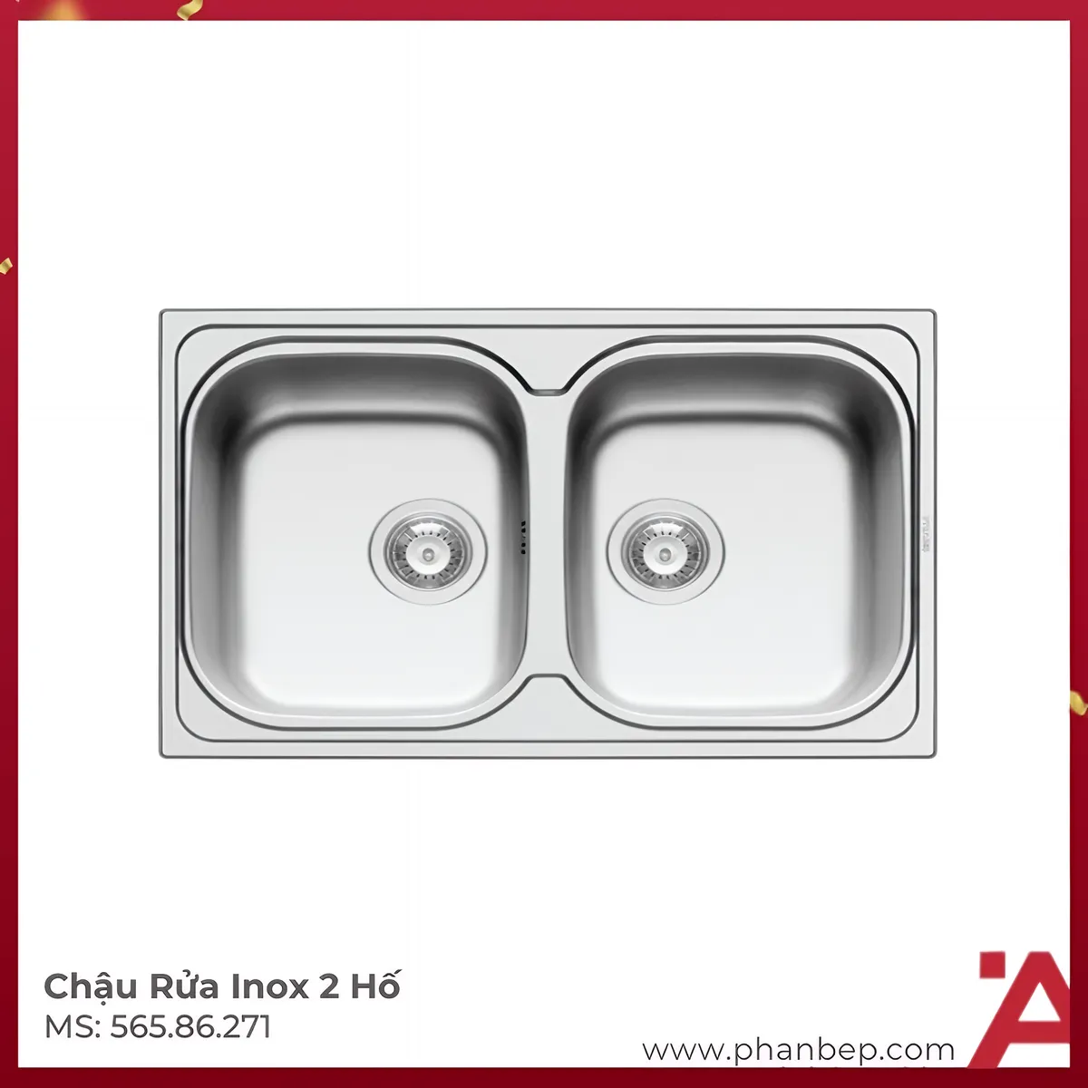 Chau-Rua-Claudius-Hs-Sd8650-Hafele-56586271 Chậu Rửa Claudius Hs-Sd8650 Hafele 565.86.271 - Ảnh 1