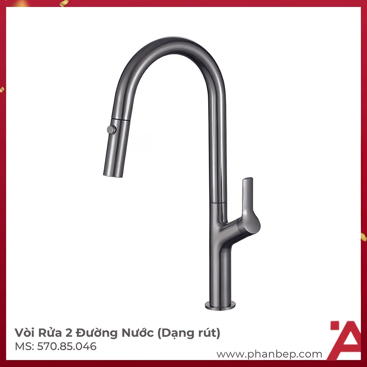 Vòi Rửa Chén Inox Lux-P HT25-SH1F449 Hafele 570.85.046