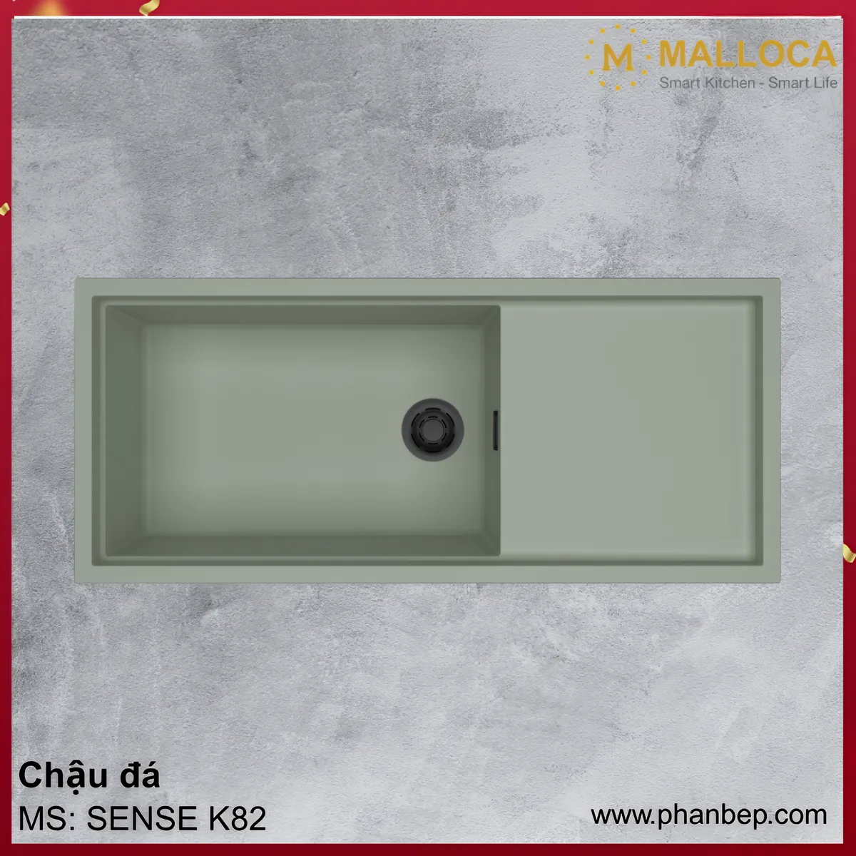 Chậu đá Malloca SENSE K82