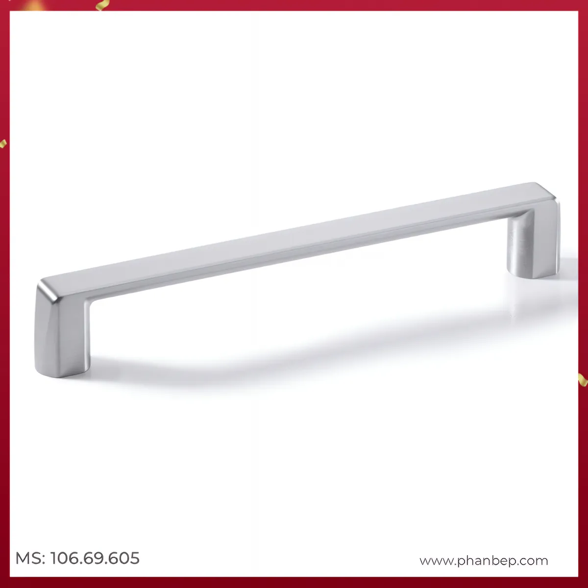Tay-Nam-Tu-148Mm-H1390-Hafele-10669605 Tay Nắm Tủ 148Mm H1390 Hafele 106.69.605 - Ảnh 1