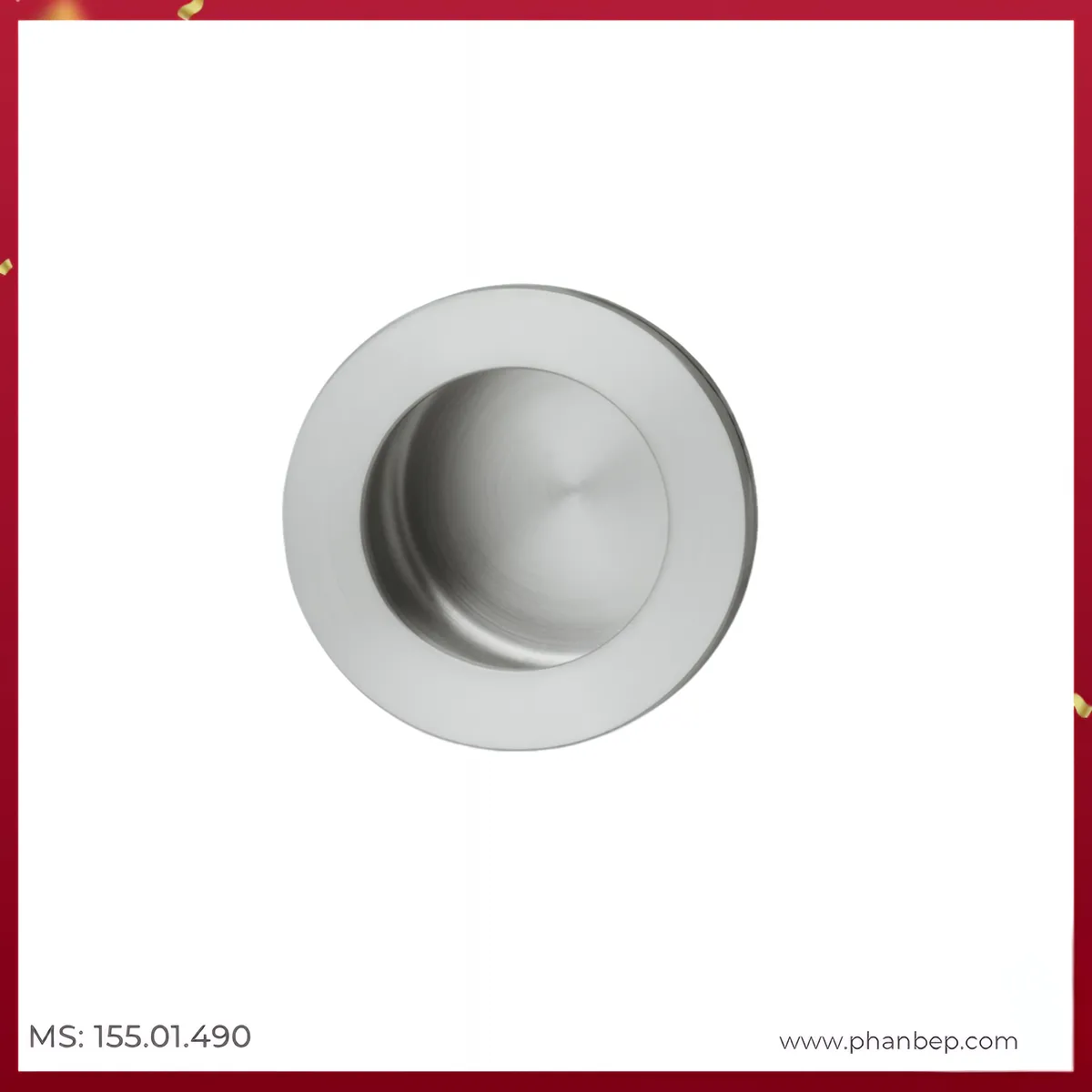 Tay Nắm Tủ Âm Ø50mm Hafele 155.01.490