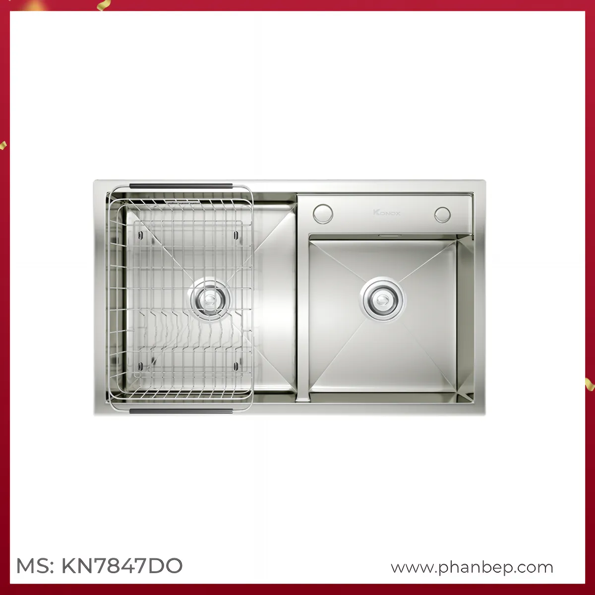 Chậu Rửa Bát Konox Overmount Sink KN7847DO