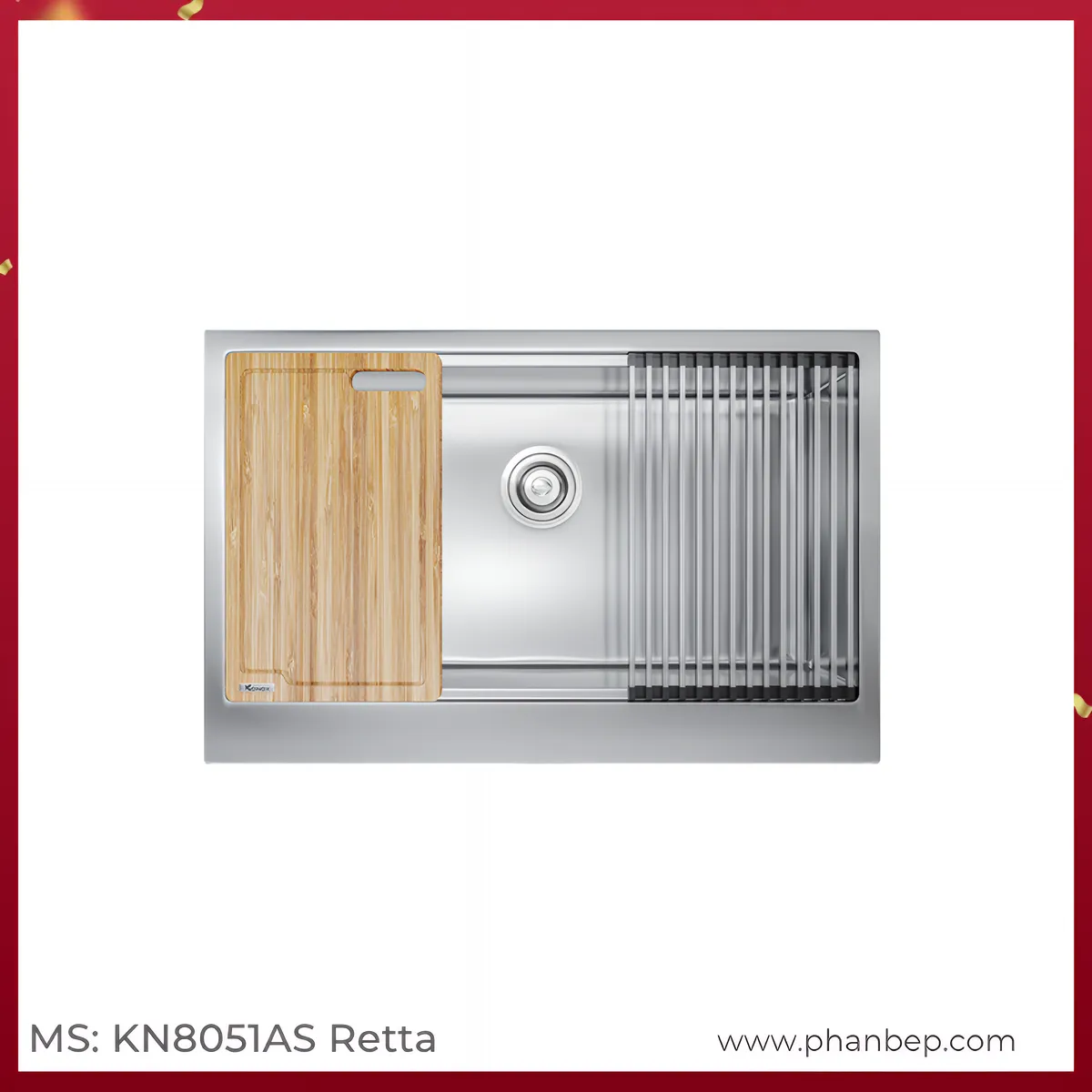 Chậu Rửa Bát Konox KN8051AS Retta