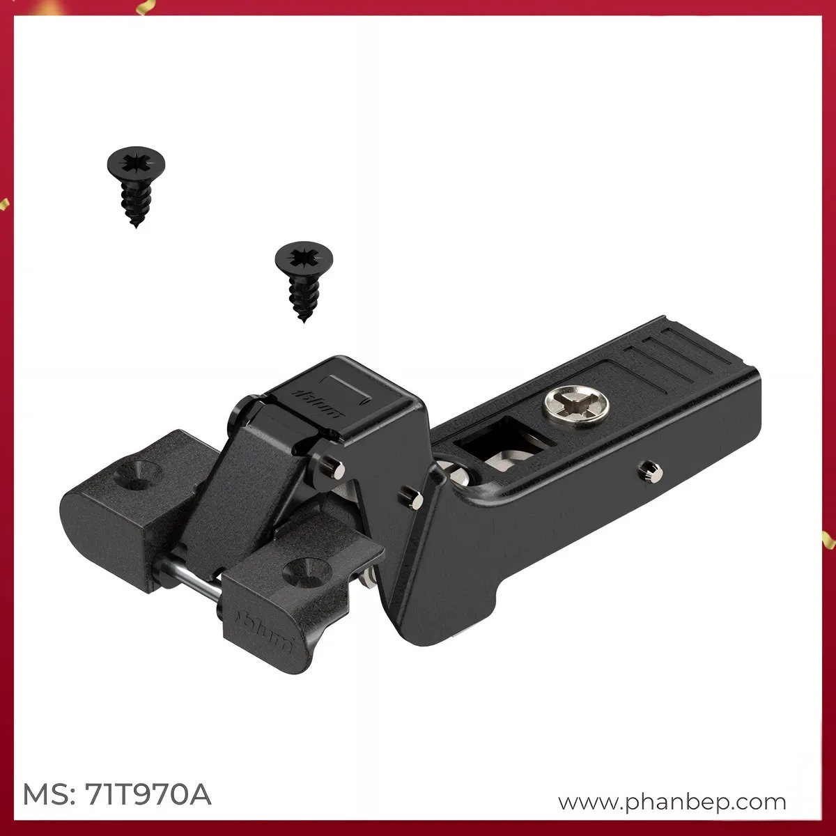 Bản Lề Nhôm Lọt Lòng CLIP Top BLUMOTIO 95° Blum 71T970A 3262034