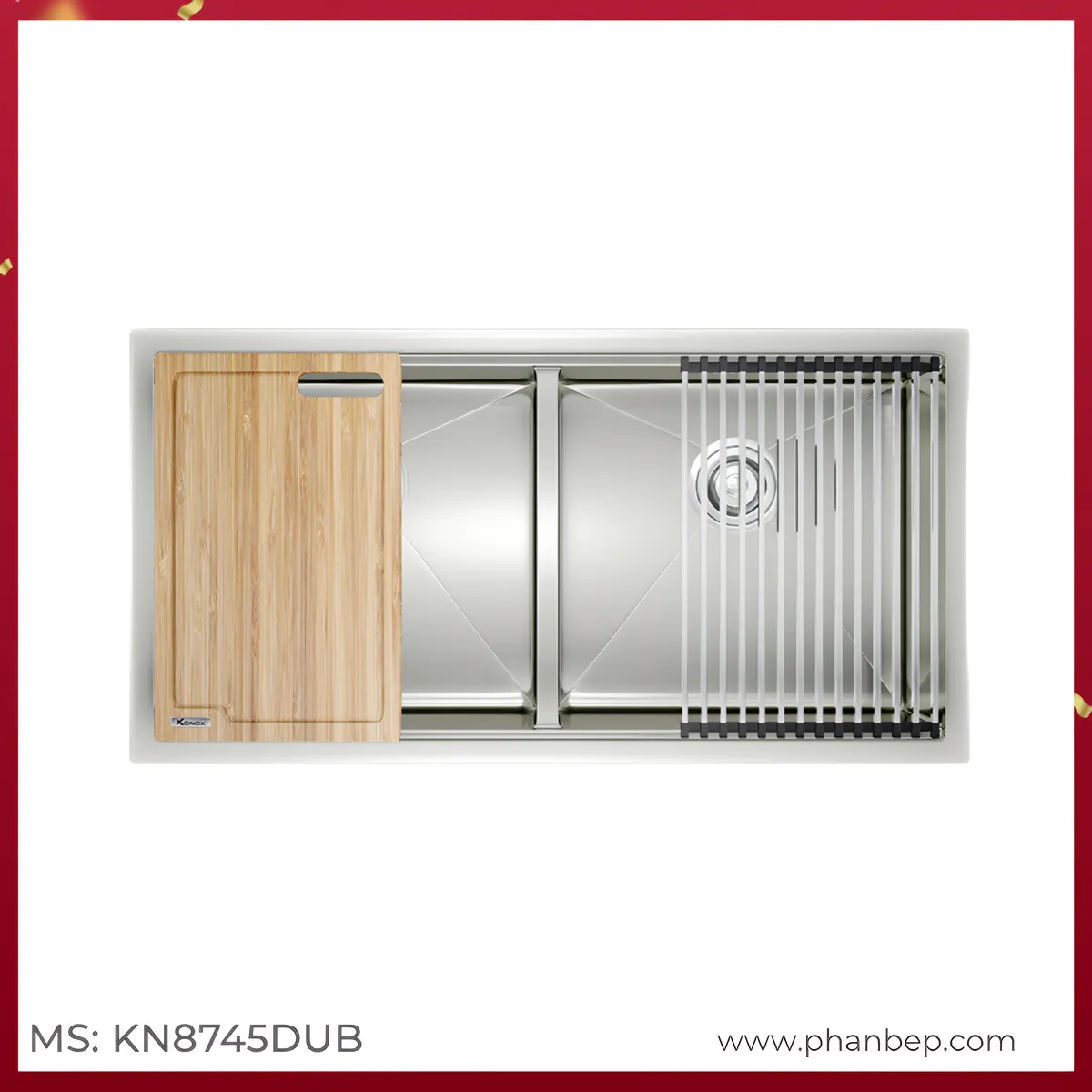 Chậu Rửa Bát Konox KN8745DUB