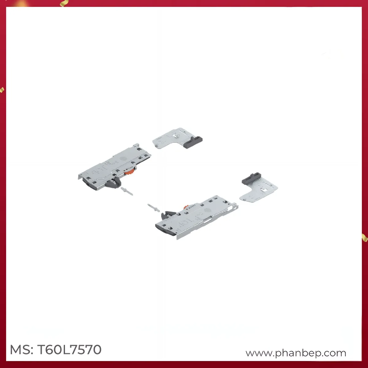 Ray Âm Movento 550Mm Giảm Chấn Blum 766H5500S 3054693