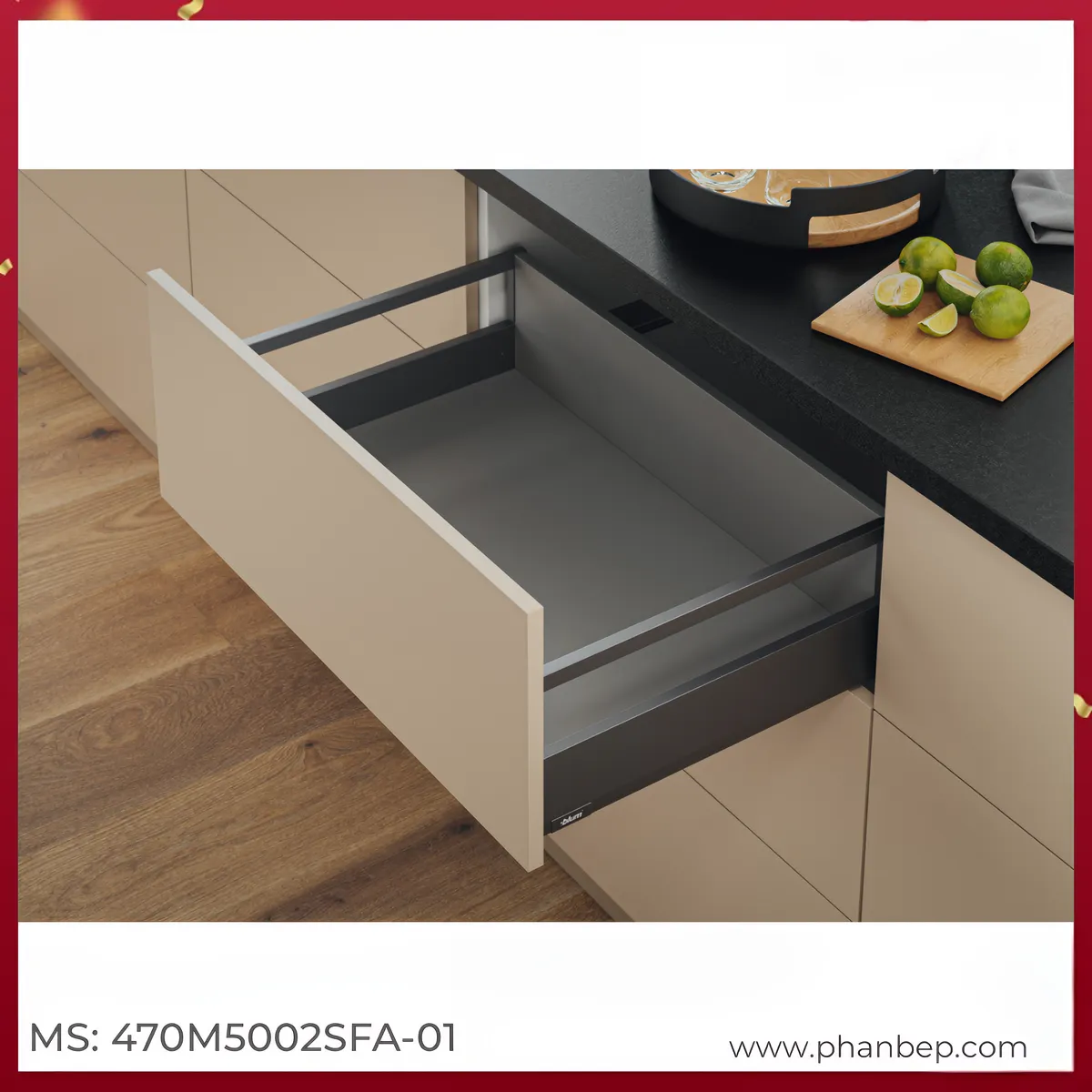 Ray Hộp MERIVOBOX Blum 470M5002SFA-01 4605814