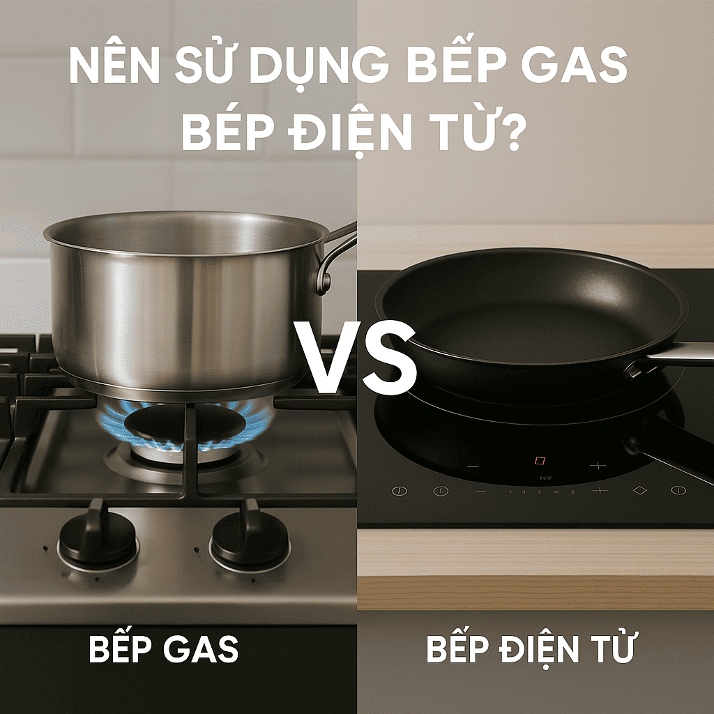 Phân Vân Nên Dùng Bếp Gas Hay Bếp Điện Từ? Bài Viết Phân Tích Ưu Nhược Điểm, Mẹo Chọn Bếp Phù Hợp Nhu Cầu – Tiết Kiệm, An Toàn Và Bền Bỉ Hơn.