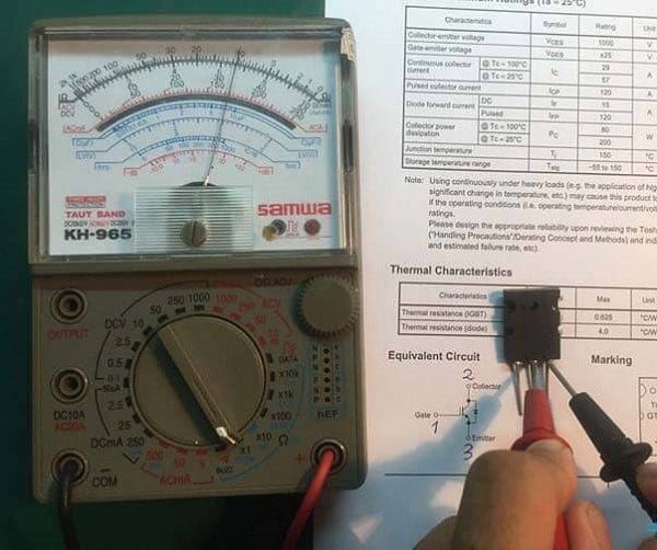 Hướng Dẫn Cách Đo Igbt Trong Bếp Từ Bằng Đồng Hồ Số
