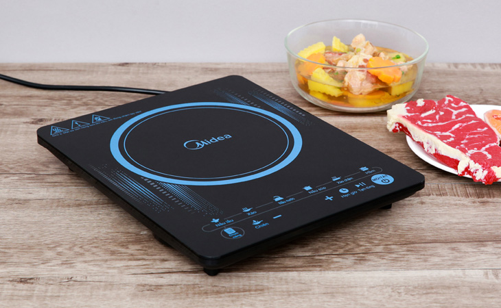 Bếp Từ Đơn Chỉ Có 1 Vùng Nấu, Thiết Kế Nhỏ Gọn, Vận Hành Dựa Trên Công Nghệ Cảm Ứng Từ