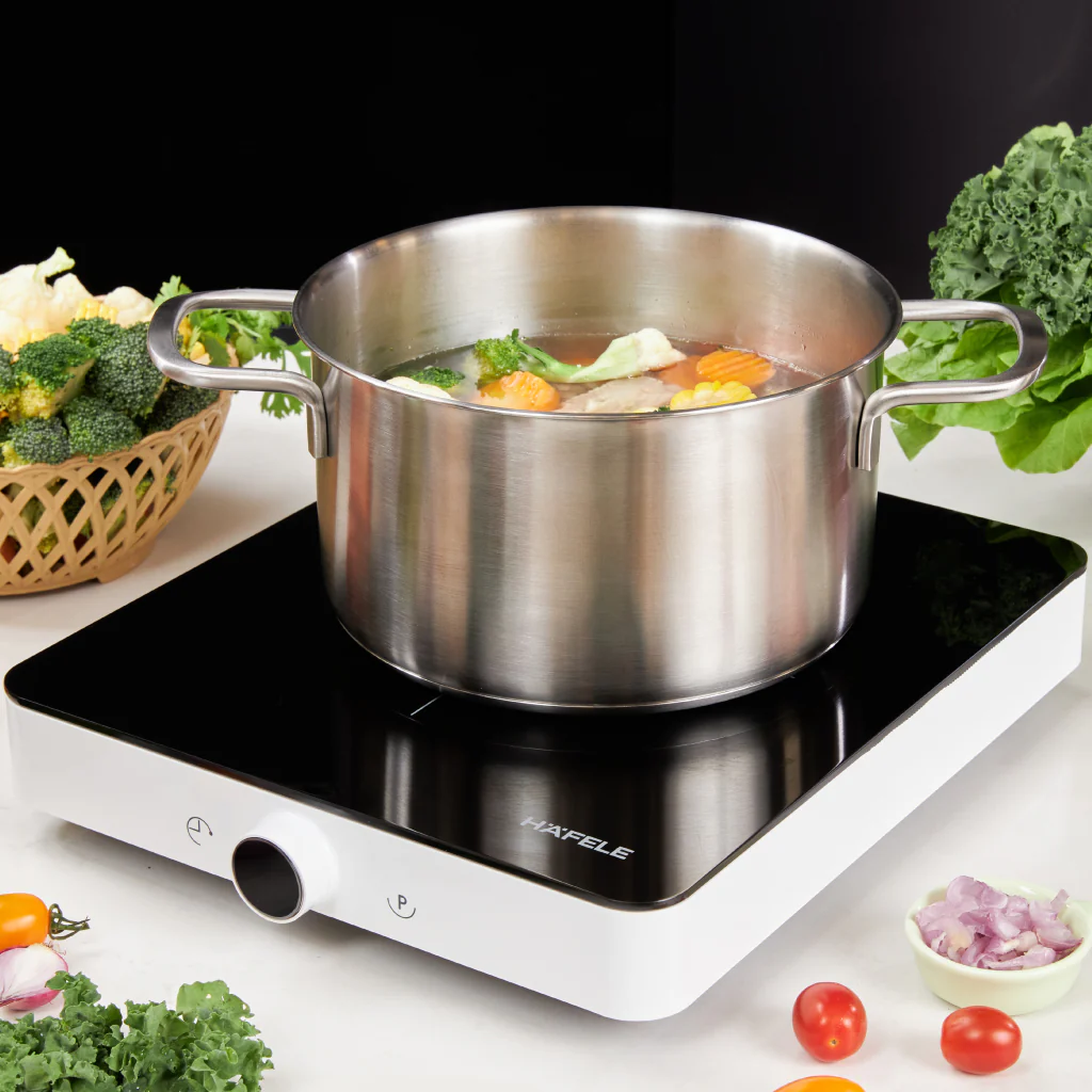 Bếp Từ Đơn Hafele Có Thiết Kế Tinh Tế, Công Suất Mạnh, Tích Hợp Tính Năng Thông Minh