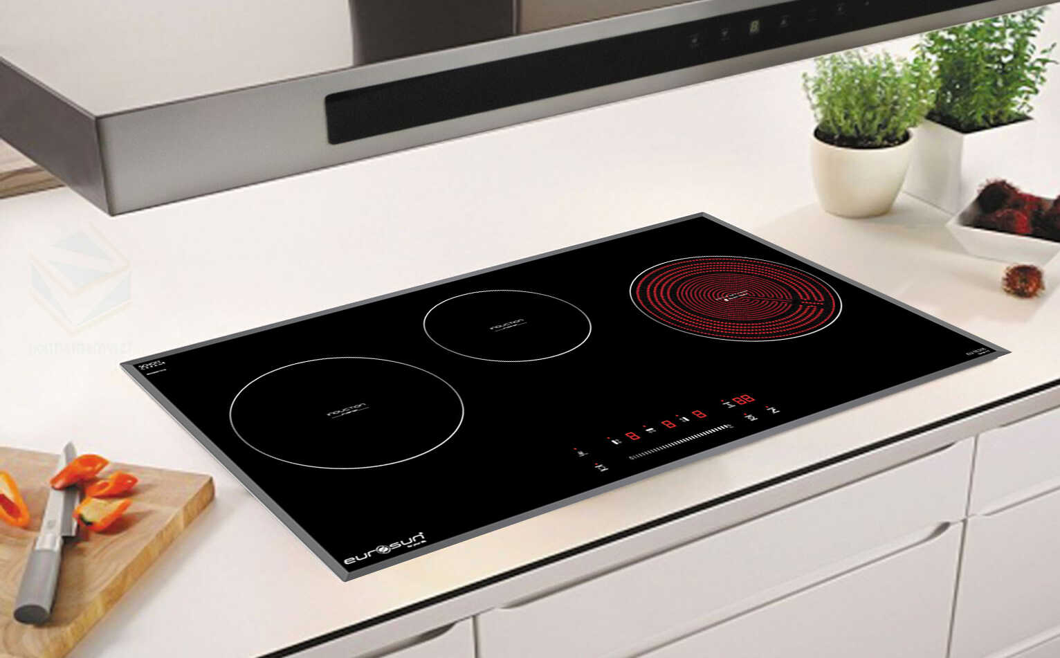 Cấu Tạo Bếp Từ Gồm Mặt Kính, Cuộn Dây Mâm Từ, Bo Mạch Bếp Từ, Tụ Điện, Cảm Biến Nhiệt Và Cầu Chì, Nguyên Lý Bếp Từ, Công Suất, Mức Tiêu Thụ Điện, Nguồn Điện Cho Bếp Từ Và Sơ Đồ Mạch