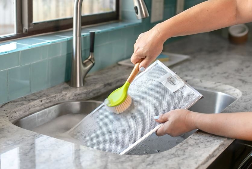 Cách Làm Sạch Máy Hút Mùi Bằng Baking Soda