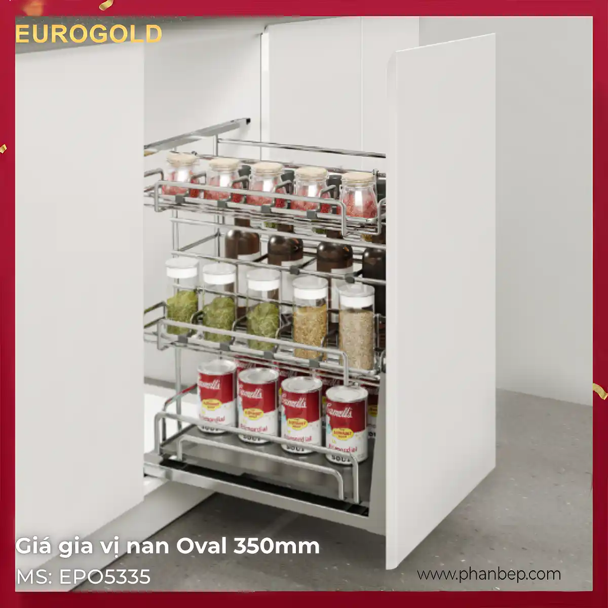 Giá Gia Vị 350mm Eurogold EPO5335VX