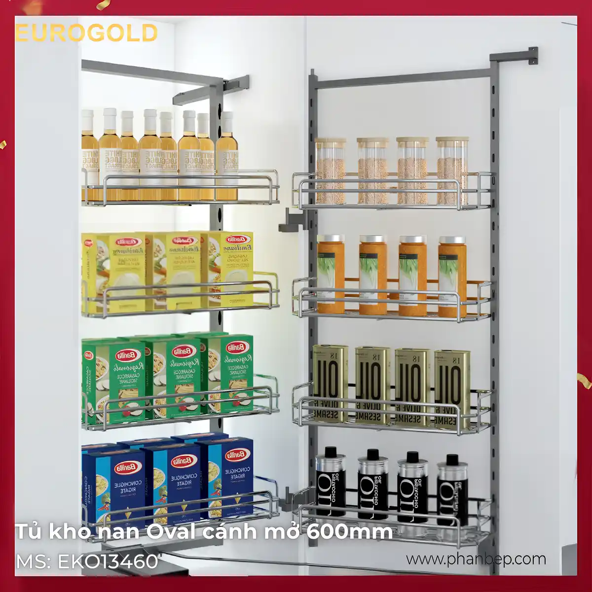 Tủ Kho Cánh Mở 600mm Eurogold EKO13460