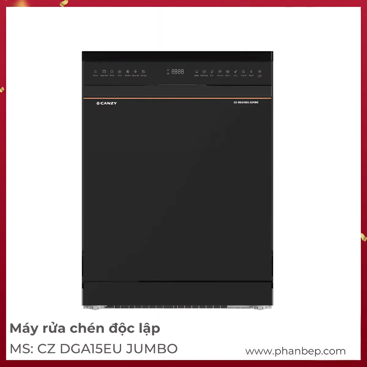 Máy Rửa Bát Độc Lập Canzy Cz Dga15Eu Jumbo