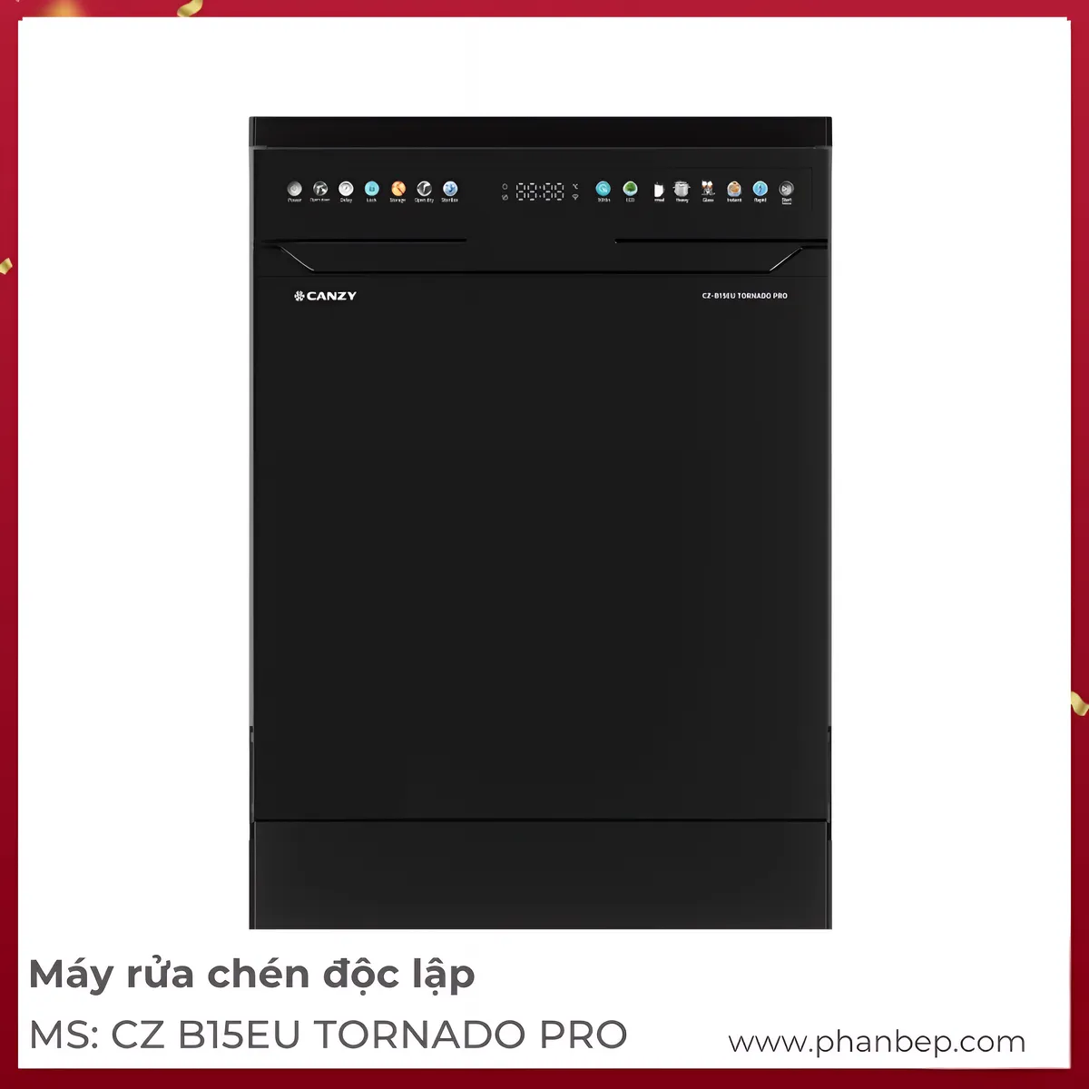 Máy Rửa Bát Độc Lập Canzy Cz B15Eu Tornado Pro