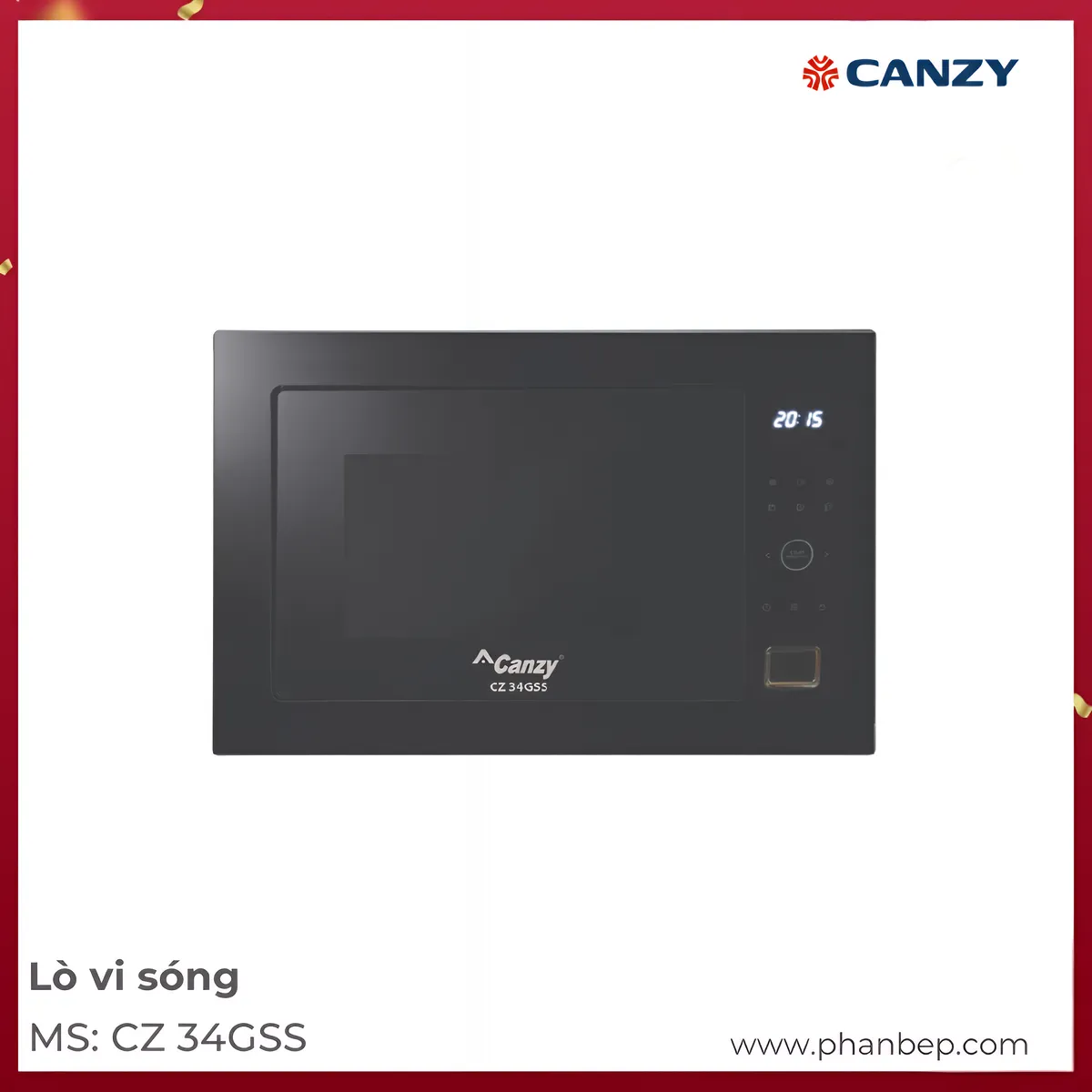 Lò Vi Sóng Âm Tủ Canzy Cz 34Gss