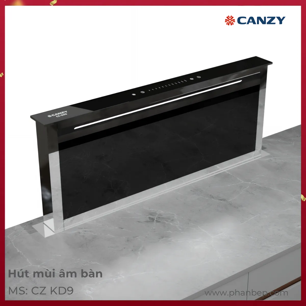 Hút Mùi Âm Bàn Canzy Cz Kd9
