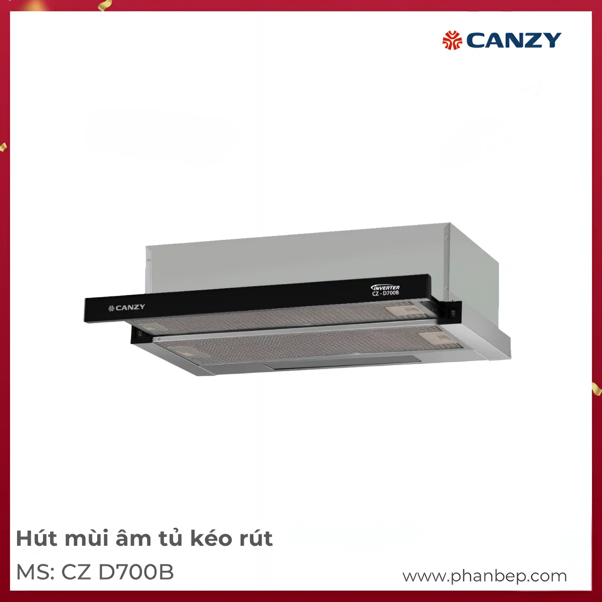 Máy Hút Mùi Âm Tủ Canzy Cz D700B