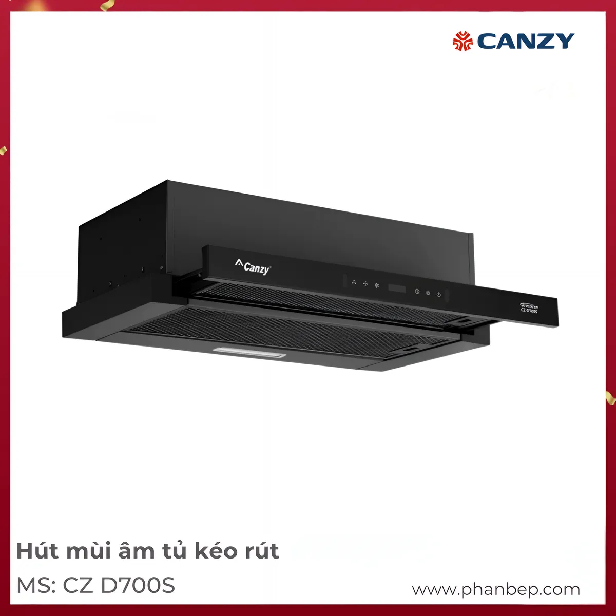 Máy Hút Mùi Âm Tủ Canzy Cz D700S