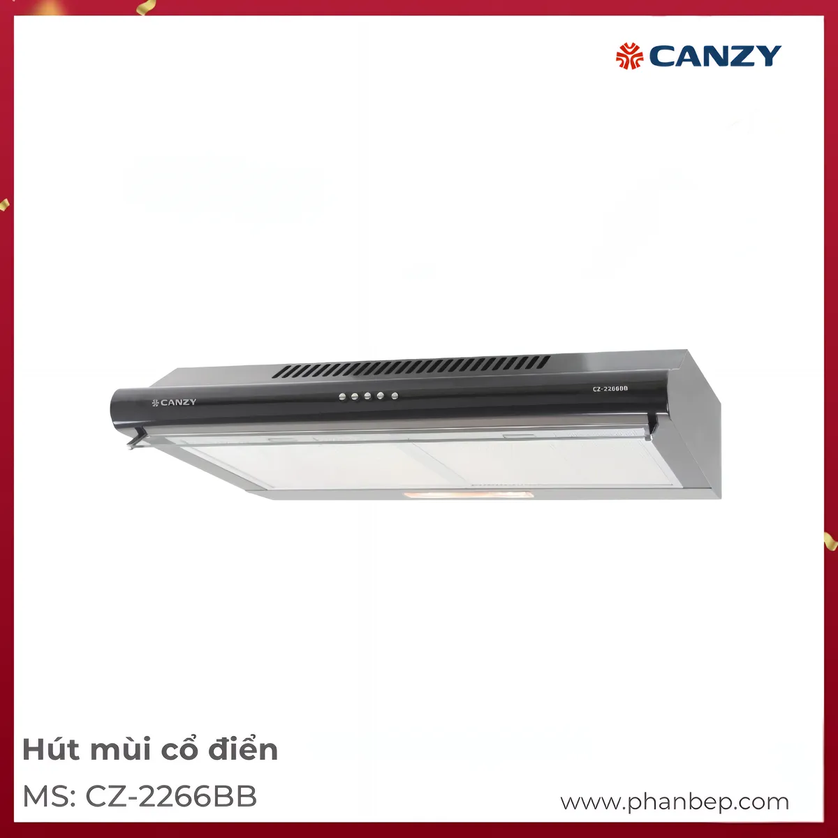 Máy Hút Mùi Âm Tủ Canzy Cz-2266Bb