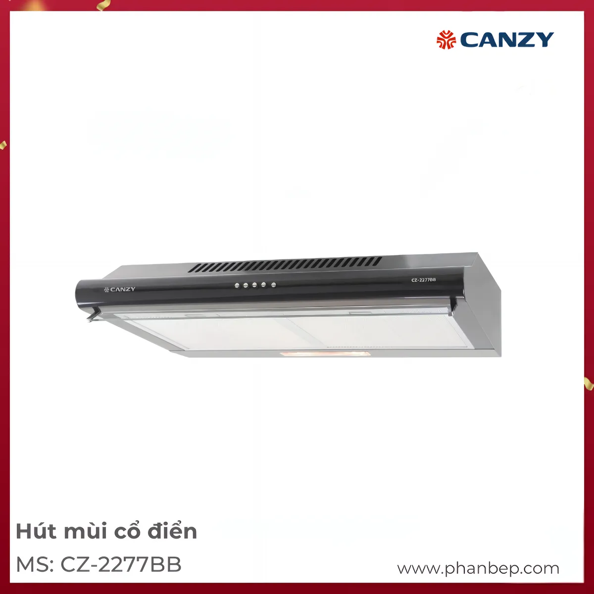 Máy Hút Mùi Âm Tủ Canzy Cz-2277Bb