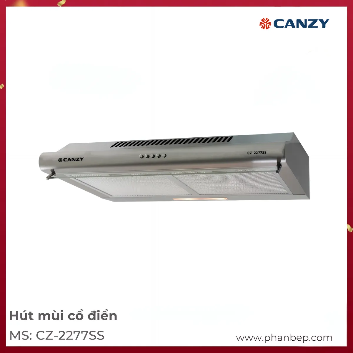 Máy Hút Mùi Âm Tủ Canzy Cz-2277Ss