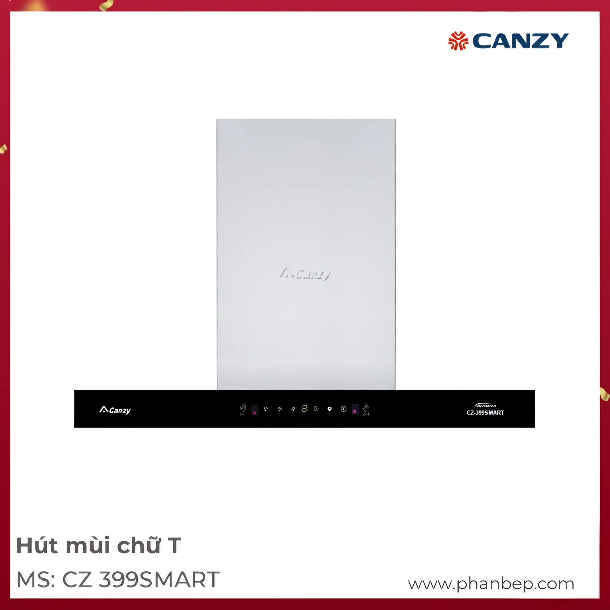 Máy Hút Mùi Áp Tường Canzy Cz 399Smart