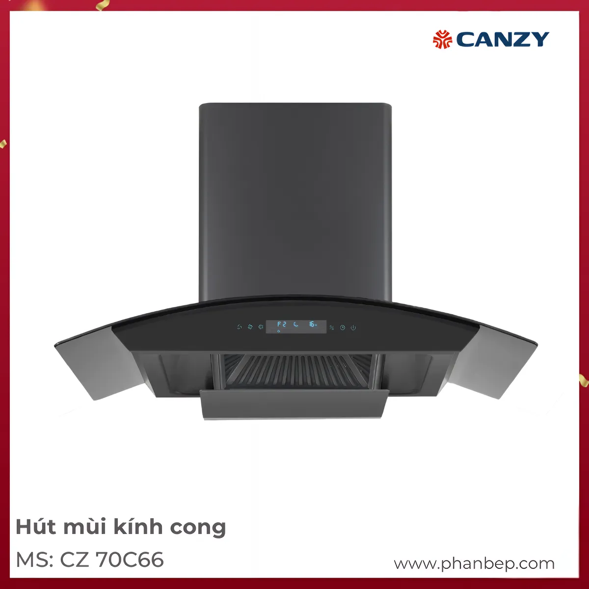 Máy Hút Mùi Áp Tường Canzy Cz 70C66