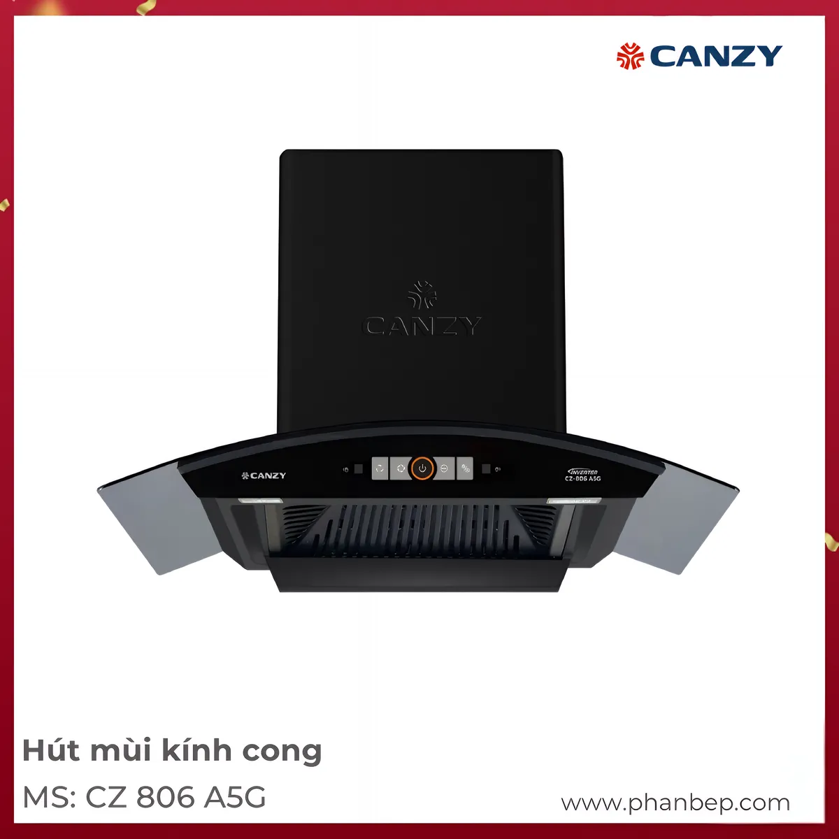 Máy Hút Mùi Áp Tường Canzy Cz 806 A5G