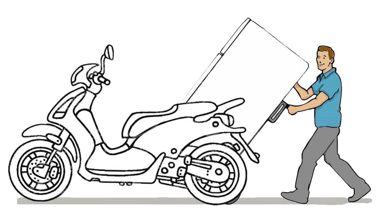 Bạn Đang Tìm Cách Chở Tủ Lạnh Bằng Xe Máy? Đọc Ngay Bài Viết Để Biết Quy Trình 5 Bước Vận Chuyển Đúng Kỹ Thuật, Tránh Lỗi Hỏng Lốc Máy Và Bị Xử Phạt.