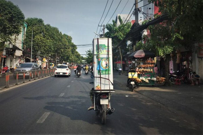 Hướng Dẫn Cách Chở Tủ Lạnh Bằng Xe Máy An Toàn Hướng Dẫn Cách Chở Tủ Lạnh Bằng Xe Máy An Toàn